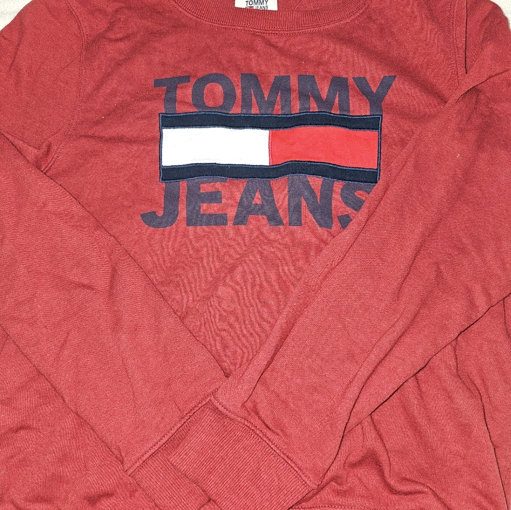 Tommy Hilfiger Deep Red Sweat Shirt